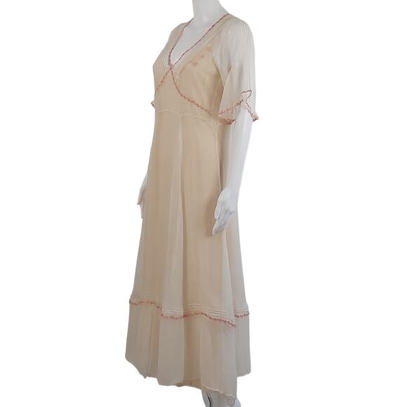 Hopeless Romantic Viscose & Cotton Dress Set Size Small - Picture 2 of 16